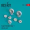 ResKit Models Super Etendard type 1 wheels set 1:48 (RS48-0194)