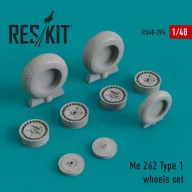 ResKit Models Me.262 type 1 wheels set 1:48 (RS48-0204)