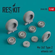 ResKit Models Me.262 type 2 wheels set 1:48 (RS48-0205)