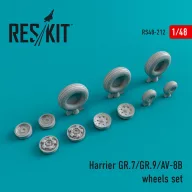   ResKit Models Harrier GR.7/GR.9/AV-8B wheels set 1:48 (RS48-0212)