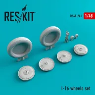 ResKit Models I-16 wheels set 1:48 (RS48-0241)