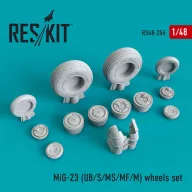   ResKit Models MiG-23 UB/S/MS/MF/M wheels set 1:48 (RS48-0254)