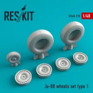 ResKit Models Ju-88 wheels set type 1 1:48 (RS48-0270)