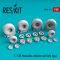 ResKit Models C-130 Hercules wheels set late type (weighted) 1:48 (RS48-0276)