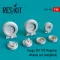 ResKit Models Fouga CM.170 Magister wheels set (weighted) 1:48 (RS48-0308)