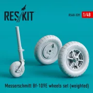 ResKit Models Bf-109E wheels set (weighted) 1:48 (RS48-0339)