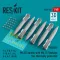 ResKit Models Mk.82 bombs with Mk.15 Snakeye fins thermally protected (6 pcs) (F-4, F-8, F-14 F-18, A-1, A-4, A-6, A-7, AV-8B) (3D Printed) 1:48 (RS48-0345)