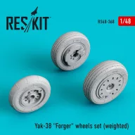   ResKit Models Yak-38 Forger wheels set (weighted) 1:48 (RS48-0368)