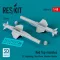 ResKit Models Red Top missiles (2pcs) (EE Lightning, Sea Vixen, Hawker Hunter) (3D Printed) 1:48 (RS48-0374)