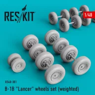   ResKit Models B-1B Lancer wheels set (weighted) 1:48 (RS48-0381)