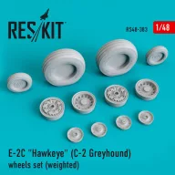   ResKit Models E-2C Hawkeye (C-2 Greyhound) wheels set (weighted) 1:48 (RS48-0383)