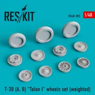   ResKit Models T-38 (A, B) Talon l wheels set (weighted) 1:48 (RS48-0385)
