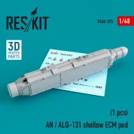   ResKit Models AN / ALQ-131 shallow ECM pod (A-7, A-10, F-4, F-16, F-111, C-130) 1:48 (RS48-0393)
