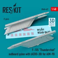   ResKit Models F-105 Thunderchief outboard pylon (AERO-3B) for AIM-9B (3D Printed) 1:48 (RS48-0427)