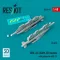 ResKit Models GBU-62 (JDAM-ER) bombs with pylons for MiG-29 Fulcrum (2 pcs) (3D Printed) 1:48 (RS48-0491)