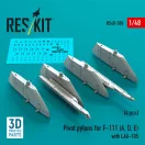 ResKit Models Pivot pylons for F-111 (A, D, E) with LAU-105 (4 pcs) (3D Printed) 1:48 (RS48-0500)