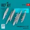 ResKit Models Pivot pylons for F-111F with LAU-105 (4 pcs) (3D Printed) 1:48 (RS48-0502)