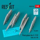 ResKit Models Pivot pylons for F-111F with LAU-105 (4 pcs) (3D Printed) 1:48 (RS48-0502)