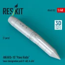 ResKit Models AN/AVQ-10 Pave Knife laser designation pod (1 pcs) (F-4D, A-6A) (3D Printed) 1:48 (RS48-0522)