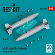   ResKit Models Mk.84 with BSU-50 bombs (2 pcs) (B-52, B-1B, B-2A) (3D printed) 1:48 (RS48-0526)