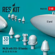   ResKit Models Mk.84 with BSU-50 bombs (2 pcs) (B-52, B-1B, B-2A) (3D printed) 1:48 (RS48-0526)