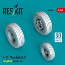 ResKit Models A-10 Thunderbolt II (weighted) wheels set (3D Printed) 1:48 (RS48-0541)