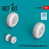   ResKit Models F-111A/B/C/D weighted wheel set (3D Printed) 1:48 (RS48-0553)