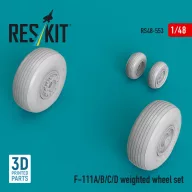   ResKit Models F-111A/B/C/D weighted wheel set (3D Printed) 1:48 (RS48-0553)