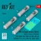 ResKit Models Mk-54 Depth bombs (350 lb) (4 pcs) (PB4Y-1, PB4Y-2, PBY/PBN, PB2Y, SB2C, SOC, SO3C, SC, SBD, JRF, J4F, TBF/TBM, PV-1, PV-2, PBM, PBJ, OS2U, SB2U) (3D Printed) 1:48 (RS48-0573)