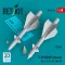 ResKit Models R-98 MR/MT missiles (2 pcs) (Su-11, Su-15, Yak-28) (3D Printed) 1:48 (RS48-0574)