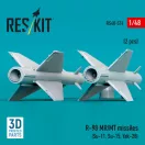 ResKit Models R-98 MR/MT missiles (2 pcs) (Su-11, Su-15, Yak-28) (3D Printed) 1:48 (RS48-0574)