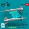 ResKit Models GBU-10 Paveway I laser guided bombs with BSU-37/B fin and BSU-3A/B wing (slow speed) thermally protected (2 pcs) (F-4D/E, F-111, A-6A, A-7E) (3D Printed) 1:48 (RS48-0576)