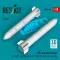 ResKit Models B83 nuclear bombs (2 pcs) (F-15E, F-16, F/A-18, F-111, FB-111, B-1B, B-2, B-52) (3D Printed) 1:48 (RS48-0590)