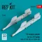 ResKit Models US weapon adapter for Su-27 Flanker (2 pcs) (GBU-39 SDB, GBU-62 (JDAM-ER)) (3D Printed) 1:48 (RS48-0604)