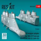 ResKit Models US weapon adapter for MiG-29 Fulcrum (2 pcs) (GBU-39 SDB, GBU-62 (JDAM-ER)) (3D Printed) 1:48 (RS48-0605)