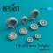 ResKit Models F-104 (G,S) Turkish Starfighter wheels set 1:72 (RS72-0011)
