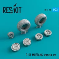 ResKit Models P-51 Mustang wheels set 1:72 (RS72-0012)