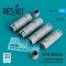 ResKit Models B8V20-? rocket launchers (4 pcs) (Mi-8/17/24/28, Ka-29/32/50/52) (3D Printed) 1:72 (RS72-0014)