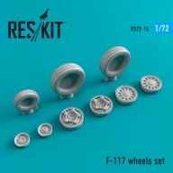   ResKit Models F-117 Nighthawk wheels set (weighted) 1:72 (RS72-0016)