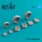 ResKit Models F-117 Nighthawk wheels set (weighted) 1:72 (RS72-0016)