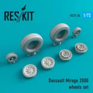 ResKit Models Mirage 2000 wheels set 1:72 (RS72-0034)