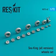   ResKit Models Sea King (all versions) wheels set 1:72 (RS72-0042)