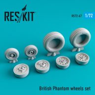ResKit Models British Phantom wheels set 1:72 (RS72-0067)