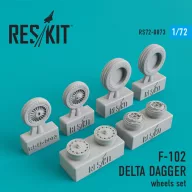 ResKit Models F-102 Delta Dagger wheels set 1:72 (RS72-0073)