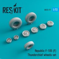   ResKit Models F-105F Thunderchief wheels set 1:72 (RS72-0077)