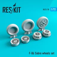 ResKit Models F-86 Sabre wheels set 1:72 (RS72-0078)