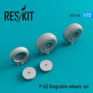 ResKit Models P-63 Kingcobra wheels set 1:72 (RS72-0083)