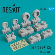 ResKit Models MiG-29 9-13 wheels set 1:72 (RS72-0089)