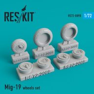 ResKit Models MiG-19 wheels set 1:72 (RS72-0098)