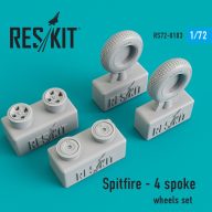 ResKit Models Spitfire (4 spoke) wheels set 1:72 (RS72-0103)